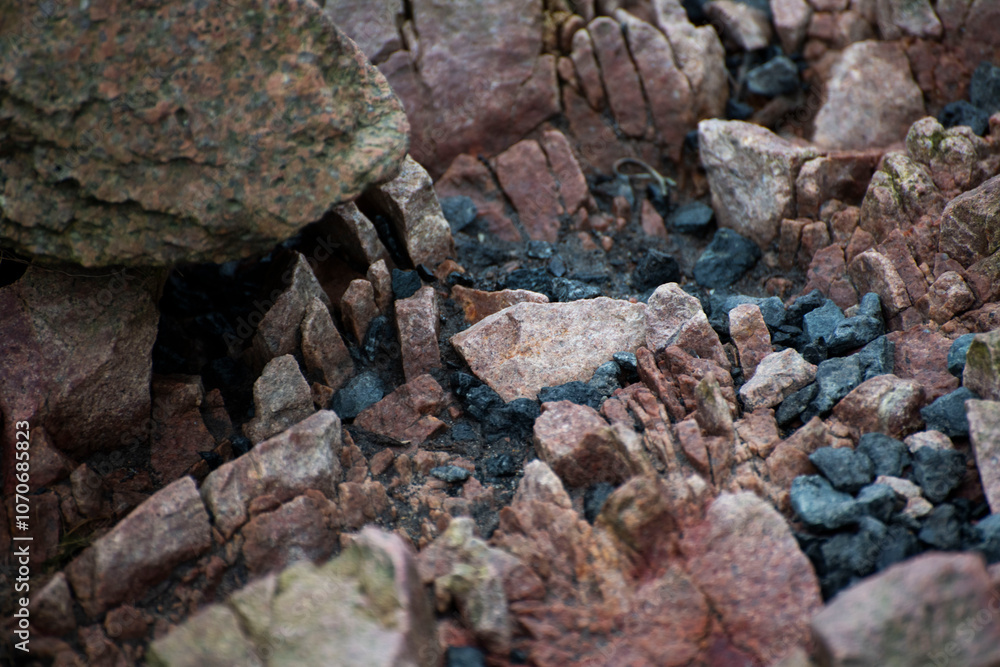 Obraz premium stones on the beach 