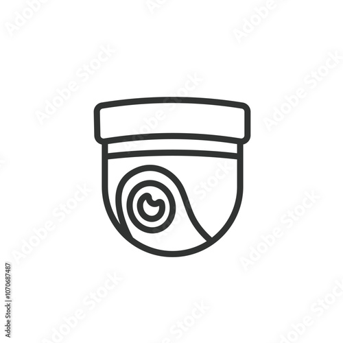 Closed circuit television CCTV, icon in line design. CCTV, surveillance, camera, security, monitoring, video, protection on white background vector. Closed circuit television CCTV editable stroke icon