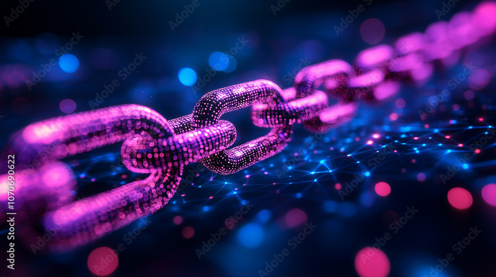 close-up shot of a chain, with each link intricately designed, symbolizing strength, unity, and interconnectedness. The detailed texture emphasizes resilience and the power of connections close-up shot of a chain, with each link intricately designed, symbolizing strength, unity, and interconnectedness. The detailed texture emphasizes resilience and the power of connections