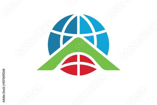 Detailed travel logo