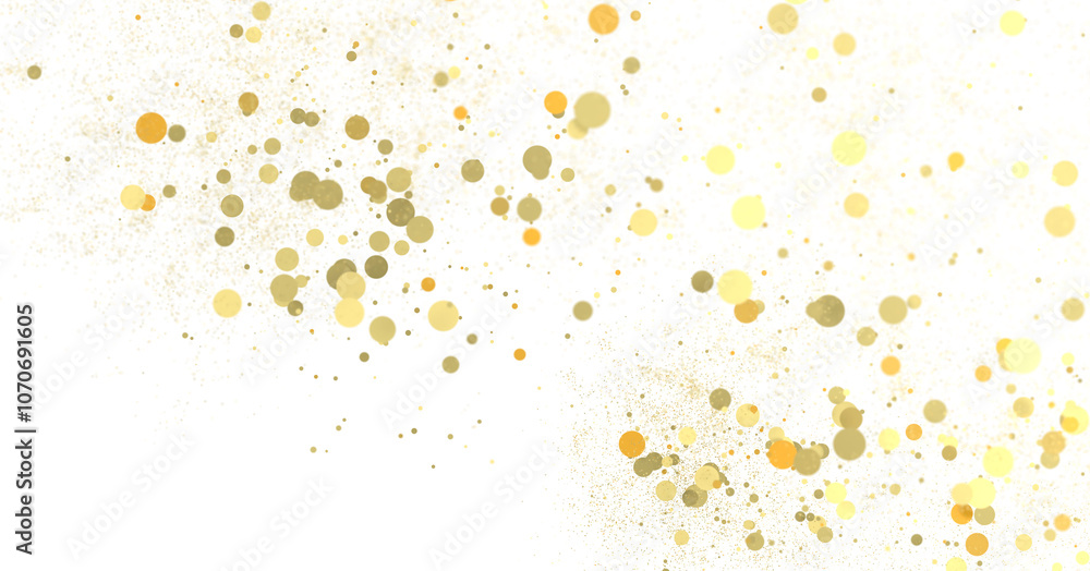gold Burst: Astonishing 3D Illustration of Bursting gold Confetti gold Burst: Astonishing 3D Illustration of Bursting gold Confetti