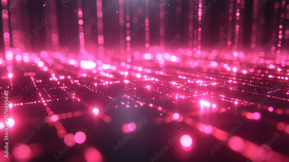 Fototapeta premium futuristic digital world concept featuring a hand holding a glowing digital globe, symbolizing technology, innovation, and the interconnectedness of the digital era