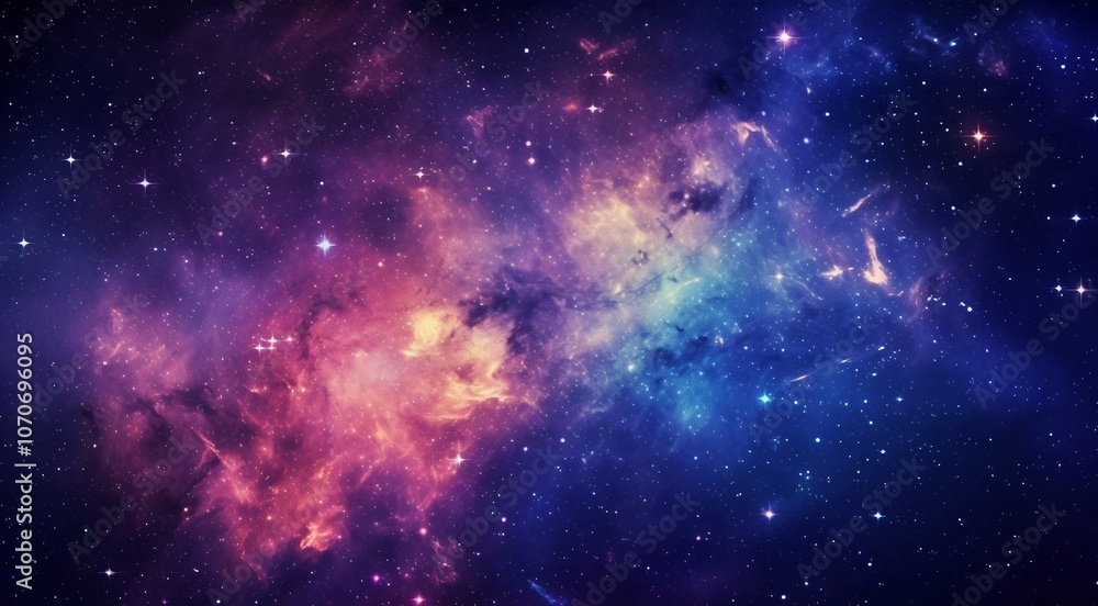 Obraz premium background with stars, space galaxy background, background with space, galaxy in the space with stars