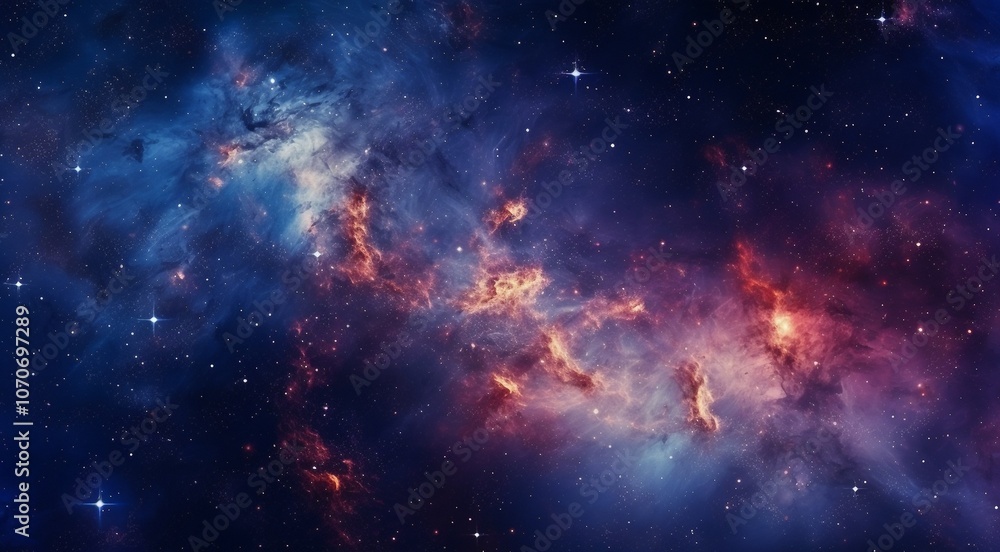 Fototapeta premium background with stars, space galaxy background, background with space, galaxy in the space with stars