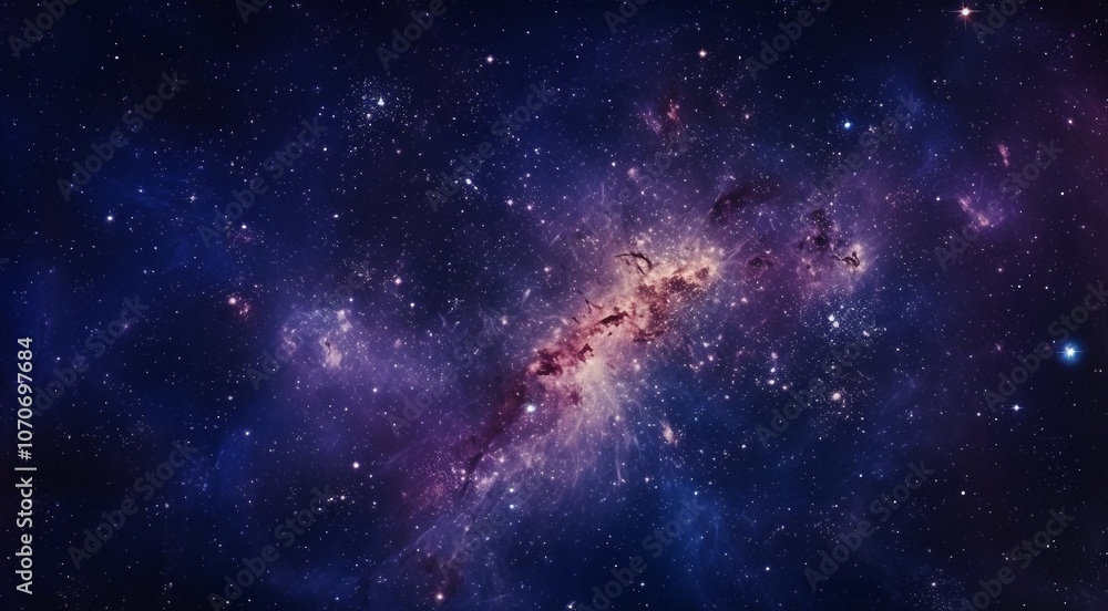 Obraz premium background with stars, space galaxy background, background with space, galaxy in the space with stars