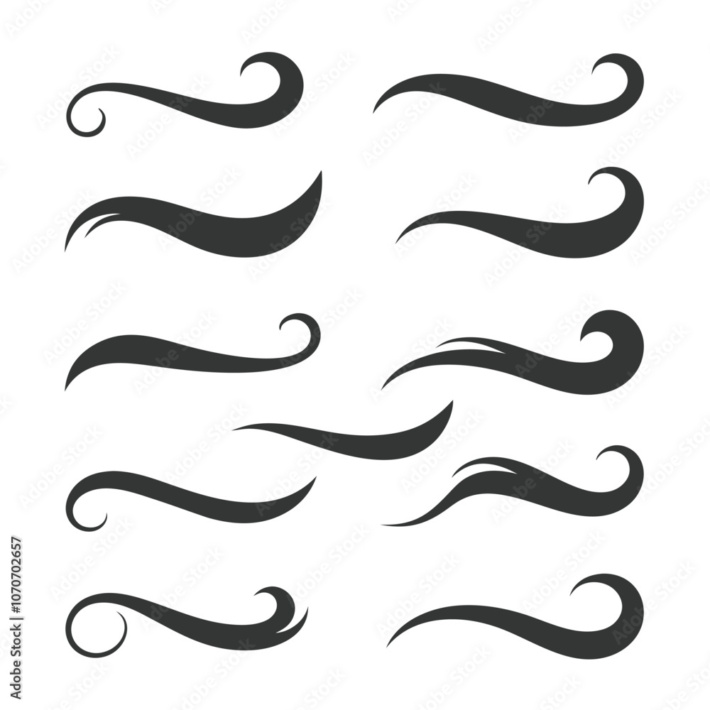 Text Tails Swoosh Vector for Baseball and Sports Typography Text Tails Swoosh Vector for Baseball and Sports Typography