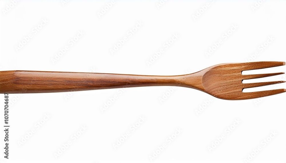 wooden fork on isolate transparency background, PNG wooden fork on isolate transparency background, PNG