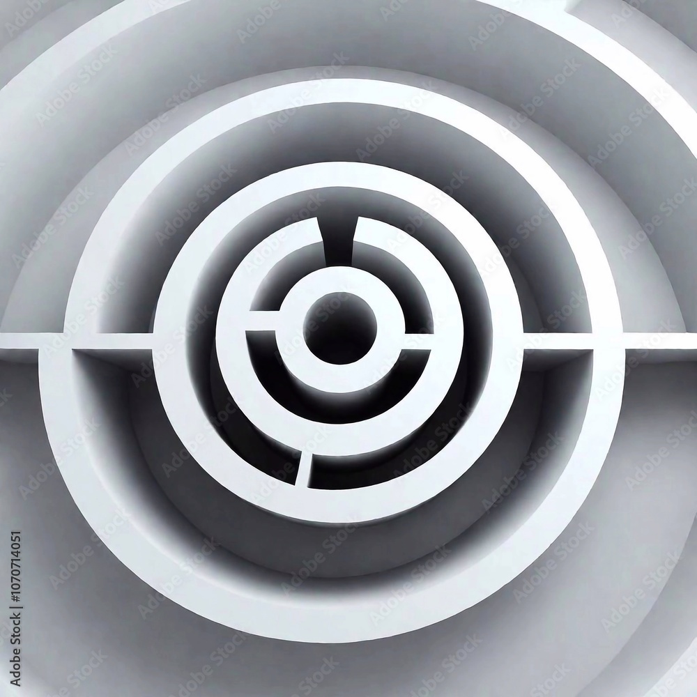 Fototapeta premium complex maze in a world