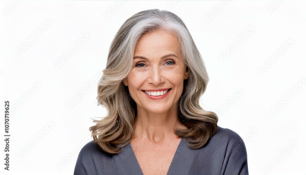 Beautiful gorgeous mid aged mature woman looking at camera on White background PNG Beautiful gorgeous mid aged mature woman looking at camera on White background PNG