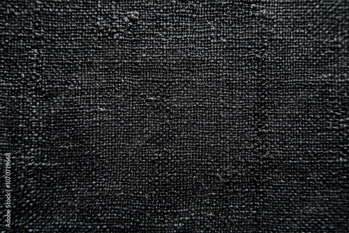 Texture simple de toile noire mate pour un fond épuré photo