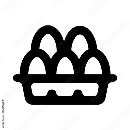 Egg Box Line Icon