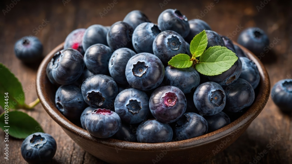 A bowl filled with fresh blueberries, showcasing their vibrant color and natural appeal. A bowl filled with fresh blueberries, showcasing their vibrant color and natural appeal.