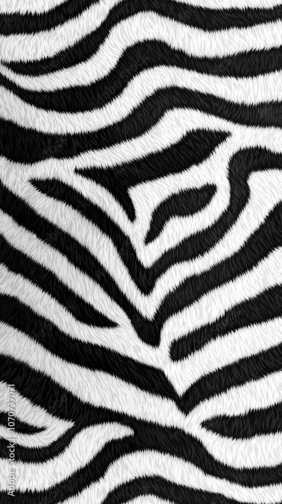 Close-up of black and white zebra stripes, forming a wavy pattern. Close-up of black and white zebra stripes, forming a wavy pattern.