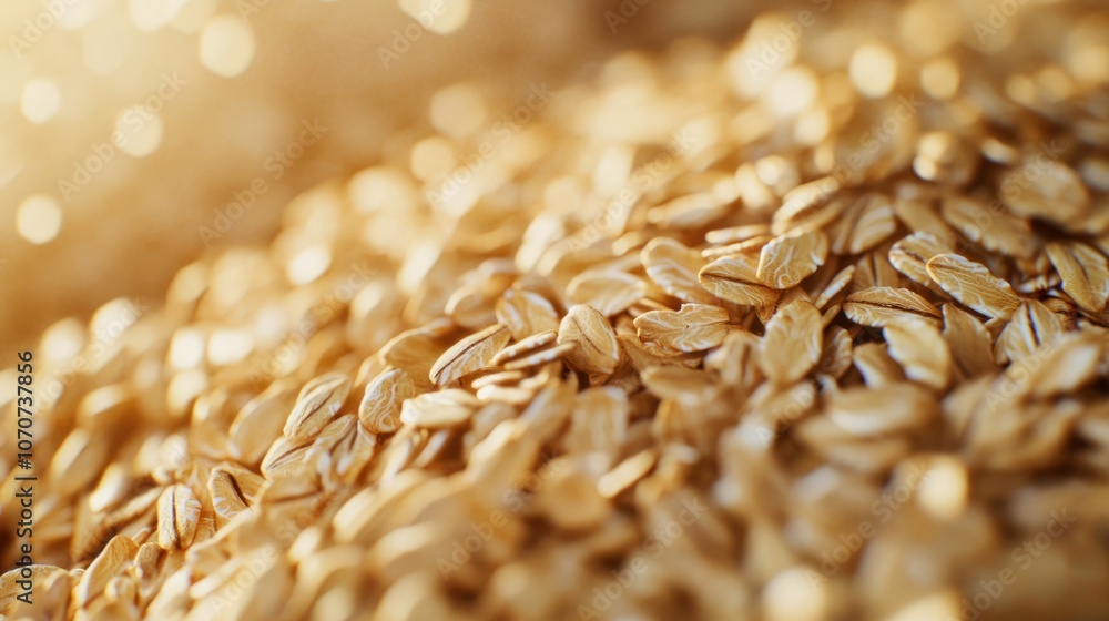Obraz premium Closeup of Rolled Oats