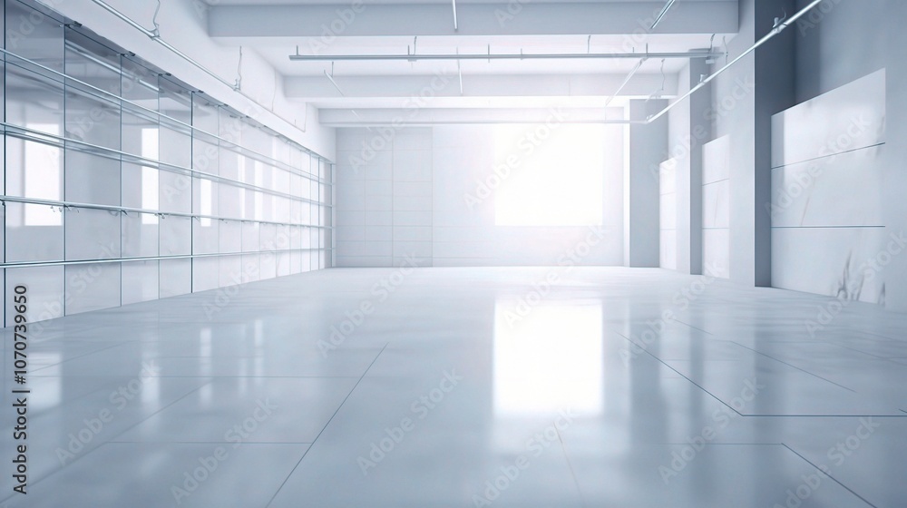 Bright and Spacious 3D Interior Space Bright and Spacious 3D Interior Space
