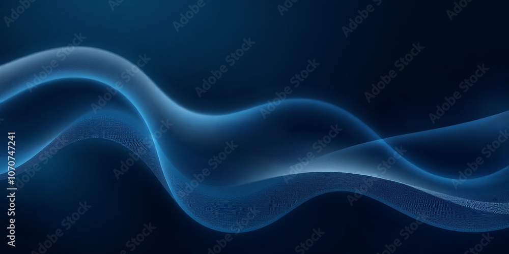 Abstract blue wave background Abstract blue wave background
