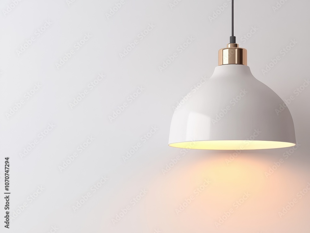 Minimalist Pendant Light Hanging With Soft Glow Minimalist Pendant Light Hanging With Soft Glow