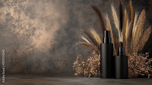 Dried floral arrangement in a vase, minimalist home decor inspiration for touch of nature