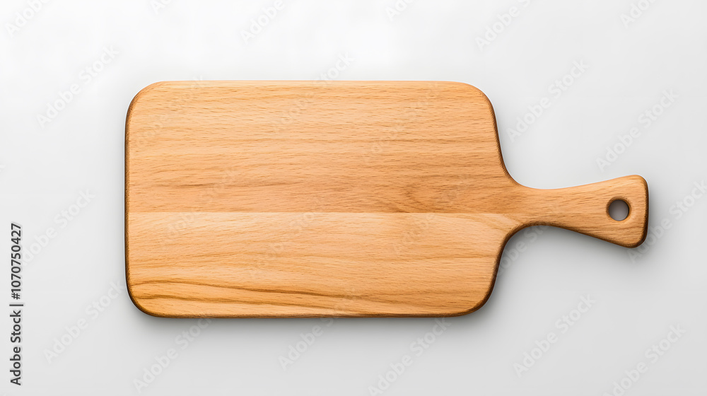 Top view wooden cutting board isolated on white background Top view wooden cutting board isolated on white background