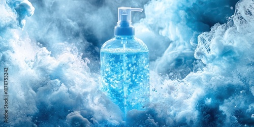 Body wash bottle Commercial poster Product photograph