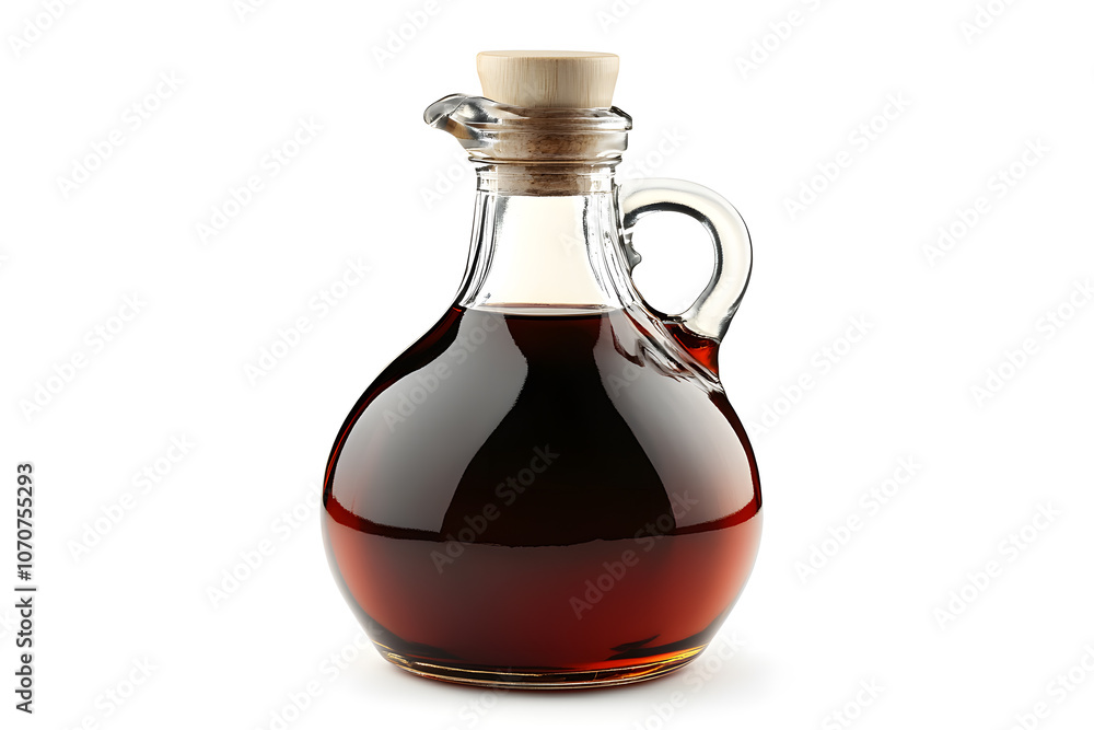 Maple syrup bottle mock up, isolated on white background Maple syrup bottle mock up, isolated on white background