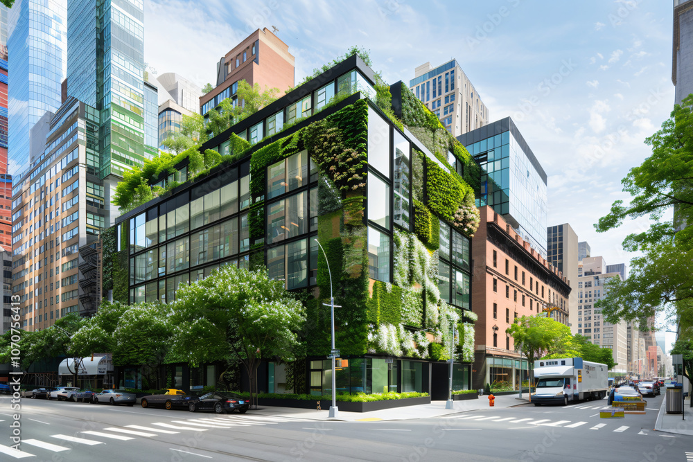 an eco-friendly residential complex, hanging gardens cascading an eco-friendly residential complex, hanging gardens cascading