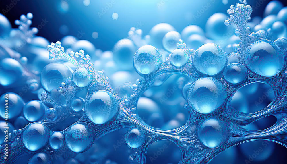 A unique 3D background mimicking frozen bubble wrap, with each bubble capturing a frost pattern, creating an intriguing texture with icy details. A unique 3D background mimicking frozen bubble wrap, with each bubble capturing a frost pattern, creating an intriguing texture with icy details.