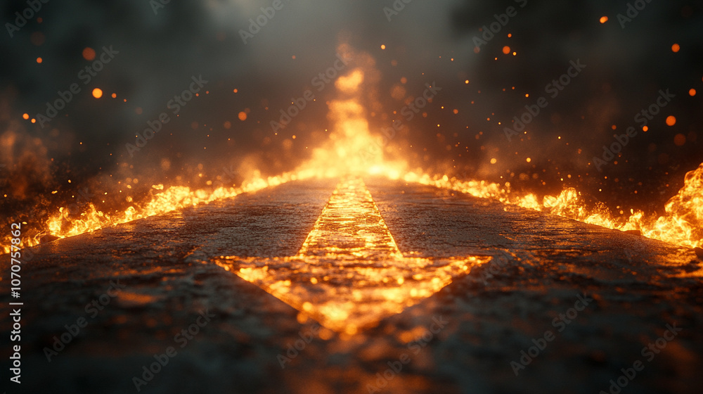 vibrant arrow pointing upwards, enveloped in dynamic light trails against a dark background, symbolizes growth, ambition, and forward momentum, evoking themes of progress and innovation vibrant arrow pointing upwards, enveloped in dynamic light trails against a dark background, symbolizes growth, ambition, and forward momentum, evoking themes of progress and innovation