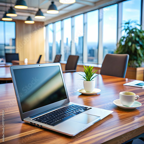 Wallpaper Mural laptop in office Torontodigital.ca