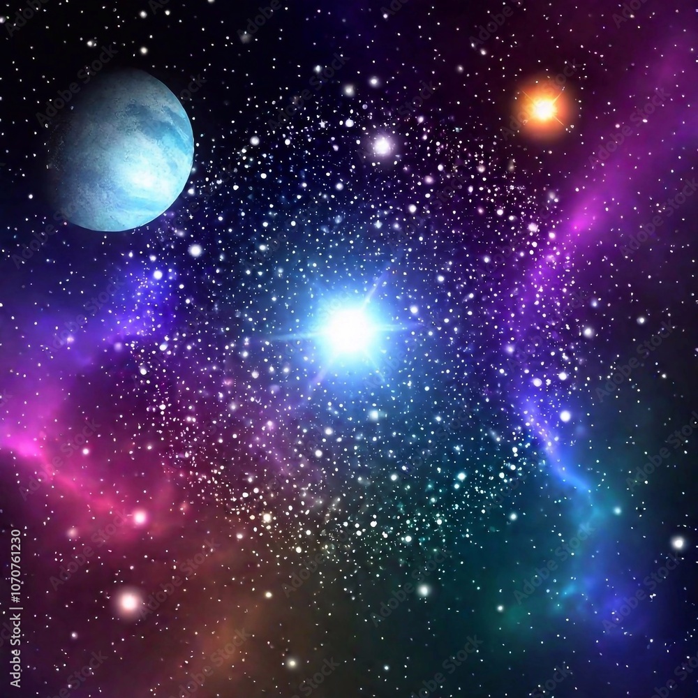 A dreamlike creature with a body made of stars, its form flickering and shifting as it moves through a surreal cosmic landscape of swirling nebulae and glowing planets. A dreamlike creature with a body made of stars, its form flickering and shifting as it moves through a surreal cosmic landscape of swirling nebulae and glowing planets.