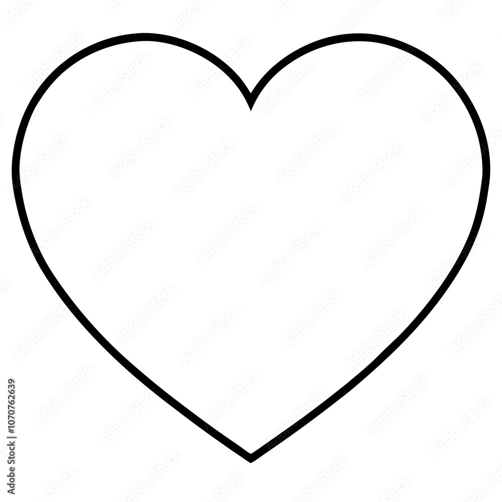 Simple basic heart line Simple basic heart line