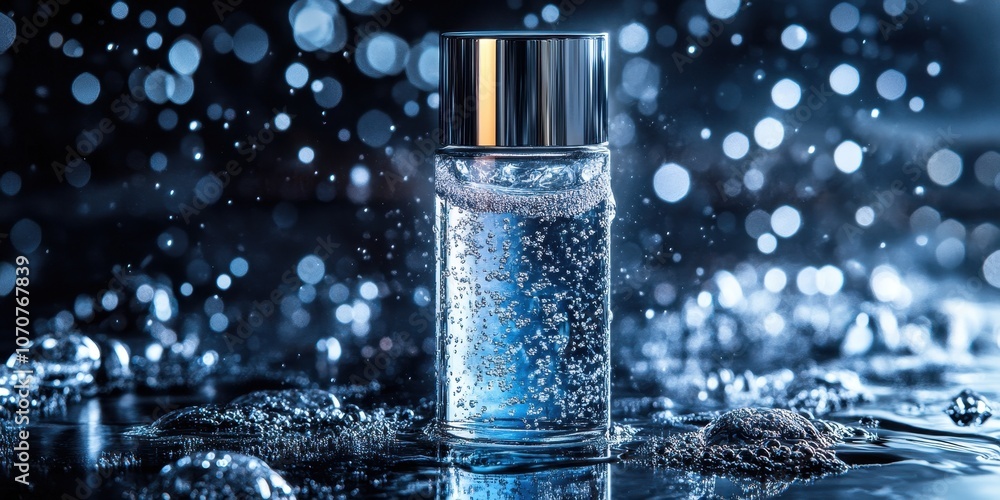 Essence container Commercial poster Product photograp Essence container Commercial poster Product photograp
