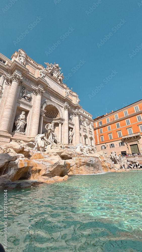 Naklejka premium La fontaine de Trevis