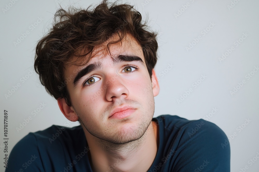 Fototapeta premium Bored Male Expression