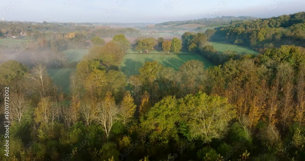 Couleurs d'automne sur la campagne