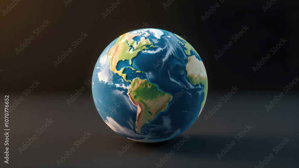 3d render planet earth. 3d rendering planet earth illustration. 3d render planet earth. 3d rendering planet earth illustration.