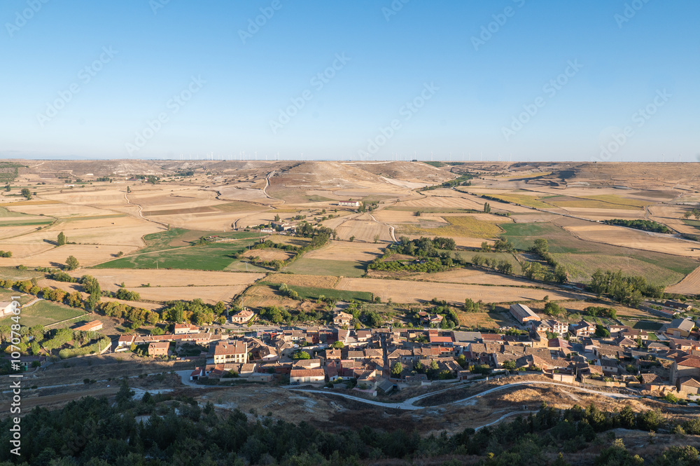 Views from Castrojeriz Castle to the