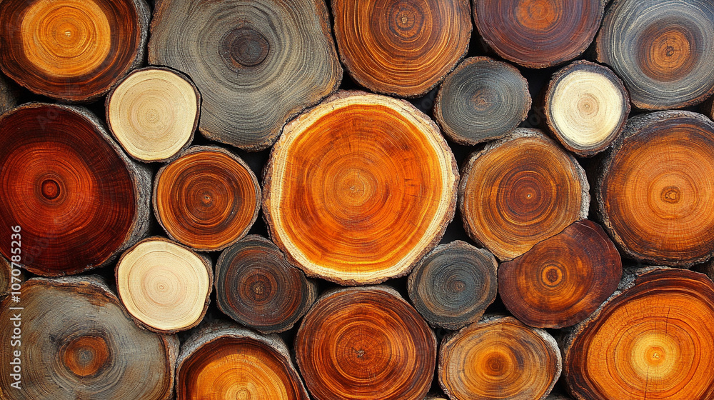 Close-up of a log wall, showcasing natural wood textures and intricate grain patterns. Symbolizes resilience, history, and nature's beauty, reflecting strength and simplicity in earthy tones Close-up of a log wall, showcasing natural wood textures and intricate grain patterns. Symbolizes resilience, history, and nature's beauty, reflecting strength and simplicity in earthy tones