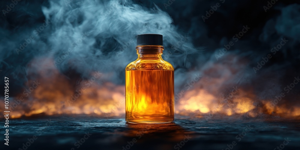 Hair oil bottle Commercial poster Product photography Hair oil bottle Commercial poster Product photography