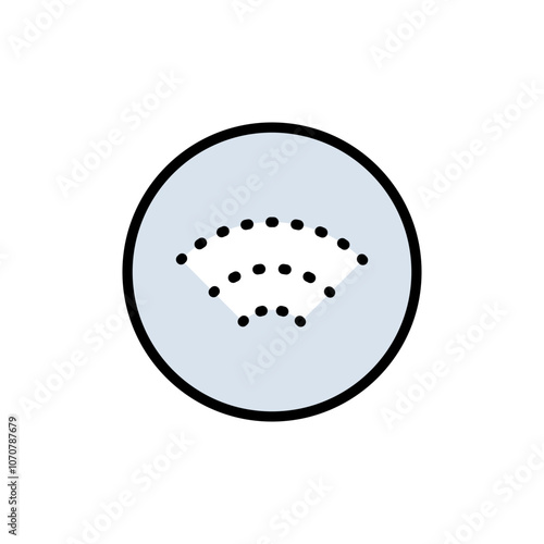 Spray cloud vector icon. Water, perfume or gas color pictogram, humidifier vapor, hairspray or shower drops, nasal spray, aerosol fluid sprinkle symbol