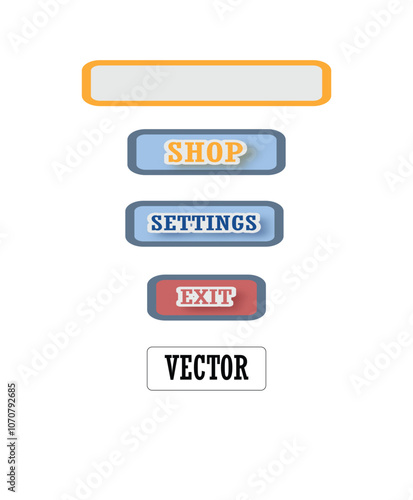 user interface for the game