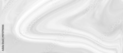 White and grey liquid marble pattern texture natural background.  Liquify Swirl white and gray color art. Beautiful drawing with the divorces and wavy lines in gray tones. 