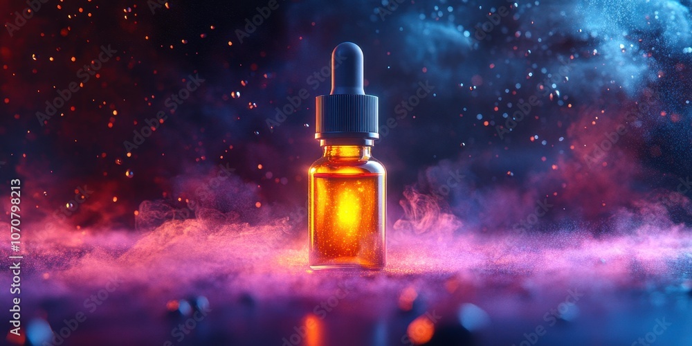 Serum ampoule Commercial poster Product photography c Serum ampoule Commercial poster Product photography c