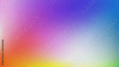 Rainbow gradient background. Vibrant hues blend seamlessly, evoking joy and optimism. Perfect for designs needing a cheerful backdrop.