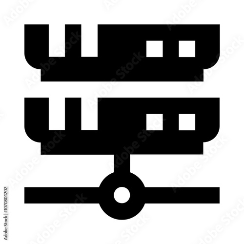 Servers Solid Icon