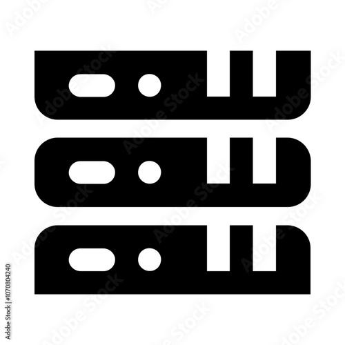Servers Solid Icon