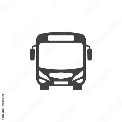 bus glyph icon