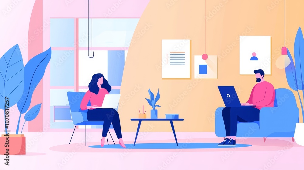 Professionals collaborate in a modern workspace to boost creativity and productivity Professionals collaborate in a modern workspace to boost creativity and productivity