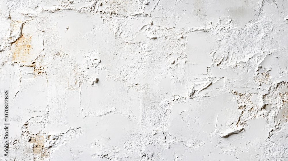 White Textured Wall with Subtle Brown Accents White Textured Wall with Subtle Brown Accents