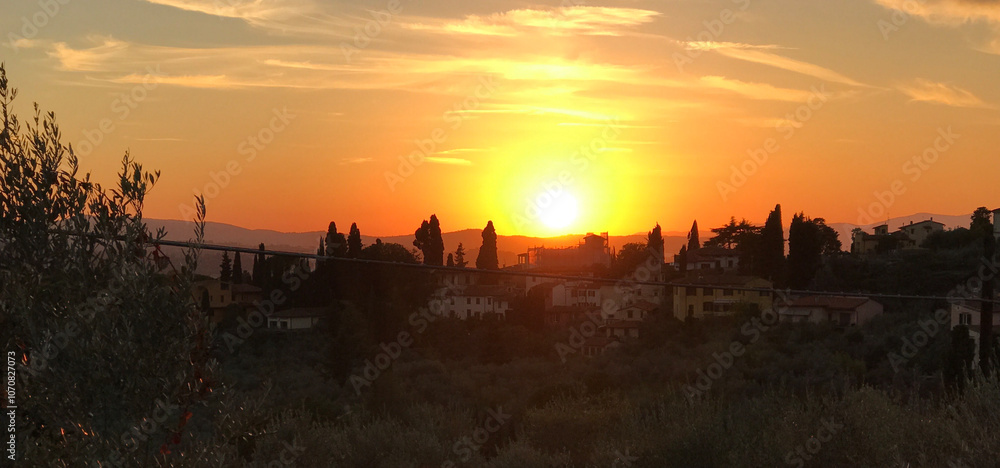 Canvas Print sunset